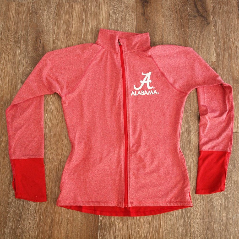 Alabama Jacket Women's Medium 8/10 Red Rivalry Threads Thumbholes Lightweight